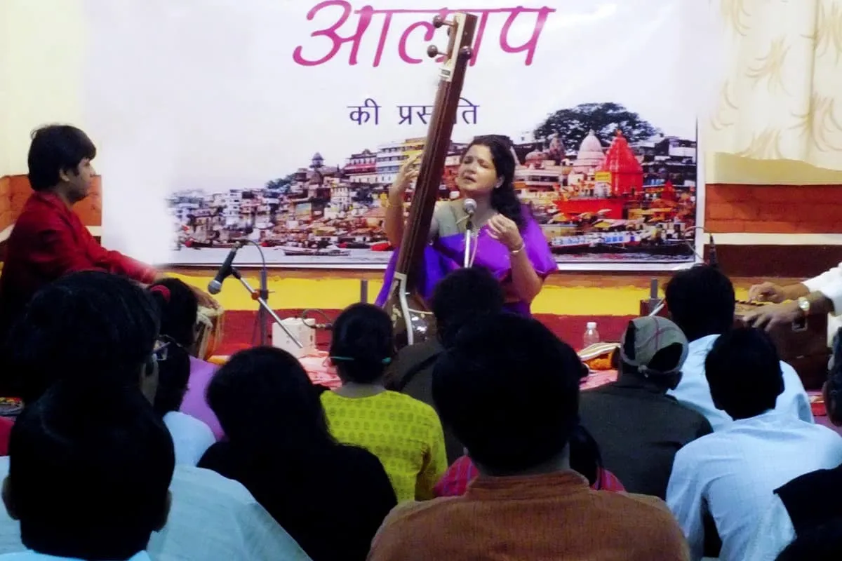 Classical music concert at Aalaap Music School