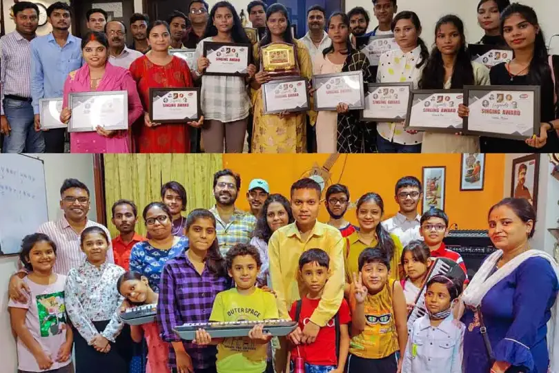 Piano summer camp batch at Aalaap Music Academy