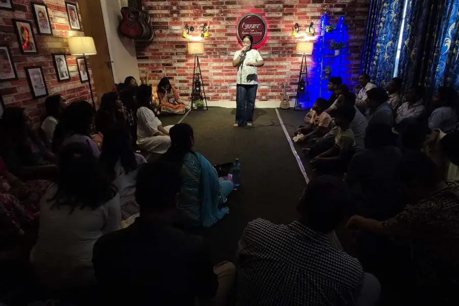 Suno-Sunao music gathering at Aalaap Music Academy Varanasi