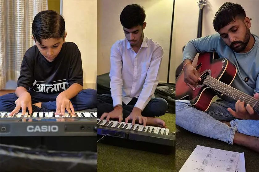 Student performance - Aalaap Music academy, Varanasi